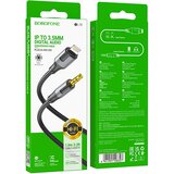 Borofone KABEL BL19 CREATOR – JACK 3,5 MM V LIGHTNING – 1 METER ČRNI | Shoptok.si