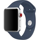  narukvica apple watch silicon strap blue/gray s/m 42/44mm | Eponuda.com