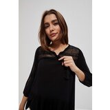Marisse Viscose Shirt With Fringes L-Ko-3719 Black | ePonuda.com
