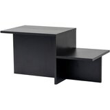 Hanah home stočić za dnevnu sobu harmony - wood black wood black coffee table | ePonuda.com