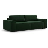 Micadoni Temno zelena raztegljiva sedežna garnitura iz tkanine bouclé 247 cm Jodie – Home | Shoptok.si