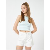 Koton Crop Corduroy Athlete Halterneck Piping Detailed | Shoptok.si