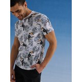Sinsay Pamučna majica s tiskom ptica | shoptok.hr