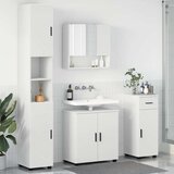  Set namještaja za kupaonicu s ladicama Zidne 4 pcs Bijelo | shoptok.hr
