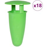 vidaXL Zamke za puževe i puževe 18 kom zelene | shoptok.hr