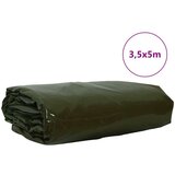 vidaXL Cerada 650g / m² Maslinasto zelena 3,5 x 5 m | shoptok.hr