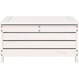  Vrtni tabure bijeli 62 x 63,5 x 32 cm od masivne borovine | shoptok.hr