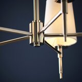  Endon 99457 - Luster na lancu 5xE14/6W/230V sjajni hrom/bela | Eponuda.com