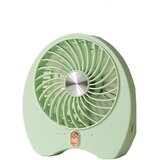 INF Prenosni ročni USB ventilator 1200mAh, tih, 4-stopenjski Green, (5000286661) | Shoptok.si
