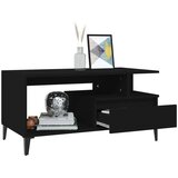  Klubska mizica črna 90x49x45 inženirski les, (20602357) | Shoptok.si
