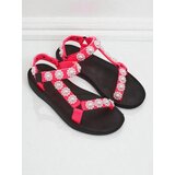 Resti Livia Rosa Sandals – Comfortable Women's Sandals with Pearl Rhinestones | shoptok.hr