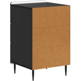  Noćni ormar s ladicama Crna 43x 41 x 68 cm Konstruirano drvo | shoptok.hr