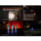 Fenix E06RTKS-LED prigušiva punjiva led/usb baterijska lampa IP66 700 lm tirkizna | Eponuda.com