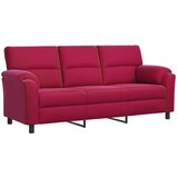  Set sofe 2 pcs Vinska crvena Baršun - boja crnog vina 1 sjedalo + trosjed | shoptok.hr