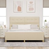  Postelja Krem 180x200 cm Tkanina, (22049027) | Shoptok.si