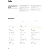  Redo 01-1635 - Luster na sajli TALIS 5xE14/28W/230V | Eponuda.com