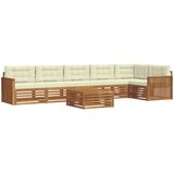  Set vanjskih sofa 7 kom. Prirodna i krem | shoptok.hr
