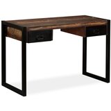  Radni stol s 2 ladice od masivnog obnovljenog drva 120x50x76 cm | shoptok.hr
