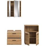 MID.YOU Kopalnica Ice, Barva Hrasta, 3-Delna | Shoptok.si