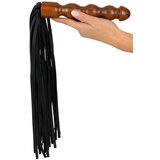 Zado Leather Flogger Wood Cene