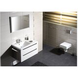 Sapho Bela/v naravni barvi stenska omarica brez umivalnika v dekorju eksotičnega lesa 90x45 cm Wave – | Shoptok.si
