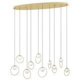Eglo 390347 - led prigušiva luster na sajli portocolom 10xLED/3W/230V zlatna | Eponuda.com
