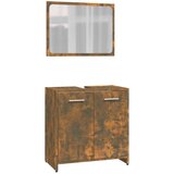  Set kupaonskog namještaja boja hrasta konstruirano drvo | shoptok.hr
