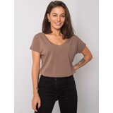 BASIC Feel Good T-shirt-RV-TS-4832.11P-brown | shoptok.hr