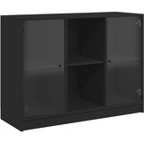 Komoda crna 102x37x75,5 cm od konstruiranog drva | Eponuda.com