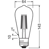  LED sijalica CLASSIC FILAMENT E27/6,5W/230V 4000K - Osram | Eponuda.com