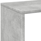 Sobna pregrada / regal za knjige sivi 69,5x29x69,5 cm drveni | shoptok.hr