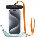 TECH-PROTECT UWC7 UNIVERZALNA VODOOTPORNA FUTROLA 6.9 INČA CRNA/NARANČASTA | shoptok.hr