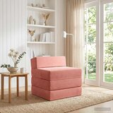 SOFA na razvlačenje Ružičasta 200 x 70 x 15 cm Baršun | shoptok.hr
