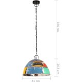  Industrijska viseća svjetiljka 25 W šarena okrugla 41 cm E27 | shoptok.hr