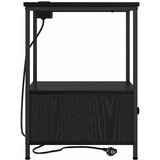  Noćni ormar 2 pcs Crni hrast 42 x 41 x 56 cm Konstruirano drvo | Eponuda.ba