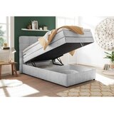 MID.YOU POSTELJA BOXSPRING 120 cm x 200 cm , srebrne barve | Shoptok.si