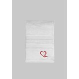 Love white white hand towel Cene