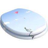  Toaletni pokrov s tiho zaporo Modra 44 x 38 cm MDF plošča, (5000207990) | Shoptok.si