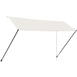  Tenda na uvlačenje s LED svjetlima 400 x 150 cm krem | shoptok.hr