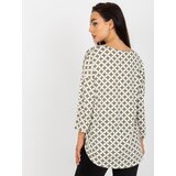 RUE PARIS Blouse-TO-BZ-1609.29-white-beige | shoptok.hr