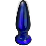 stakleni analni dildo sa vibracijom shining vibrating glass plug
