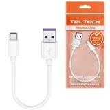 USB kabel USB na USB-C, 0.3 m, 5A, CarPlay, beli, (5000350371)