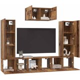  Set TV komoda Zidne 7 pcs Staro drvo Konstruirano drvo | Eponuda.ba