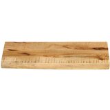 Stolna ploča 50 x 30 x 2 5 cm masivno drvo manga sa živim rubom | shoptok.hr