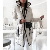 Gemre White Quilted Coat Averie | Shoptok.si