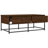  Stolić za kavu smeđa boja hrasta 100x51x40 cm konstruirano drvo | Shoptok.si