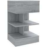 vidaXL Nočna omarica siva sonoma 40x35x65 cm konstruiran les | Shoptok.si