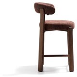 Kave Home Barski stol iz masivnega jesena v rjavi barvi (višina sedeža 65 cm) Granite – | Shoptok.si