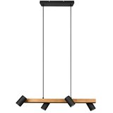 Trio Leuchten Marley Viseča svetilka (140 W, Do x Š x V: 20 x 80 x 150 cm, Črna/Rjava, GU10, Število svetlobnih elementov: 4 kos) Cene