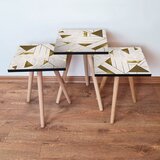 Hanah home Set 3 stočića 3Shp231 White | ePonuda.com